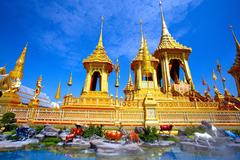 Royal Crematorium of King Rama IX in Sanam Luang, Thailand