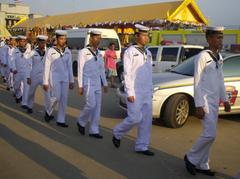 Royal Thai Navy Seamen in Vesak Day 2009 at Sanam Luang, Bangkok