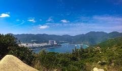 landscape view of Dragon's Back trail in Hong Kong