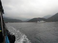 Scenic Tai Tam Harbour with boats and surrounding greenery