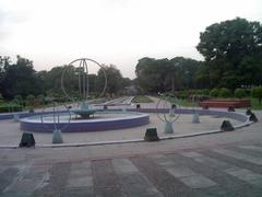 beautiful fountain in Talkatora Garden, New Delhi