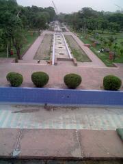 long lake in Talkatora Garden, New Delhi