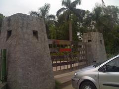 Main gate of Talkatora Garden in New Delhi