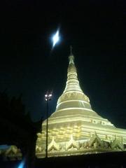 The Global Pagoda at Gorai Beach, Mumbai