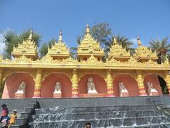 Global Vipassana Pagoda with blue sky