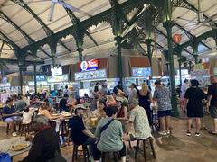 Lau Pa Sat bustling atmosphere