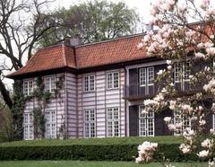 Ordrupgaard mansion viewed from the park