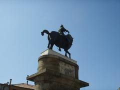 Equestrian statue of Gattamelata by Donatello in Padua