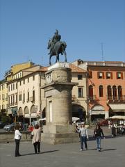 Equestrian statue of Gattamelata by Donatello in Padua