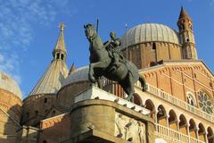 Bronze statue of Gattamelata by Donatello in Padua