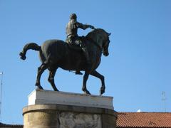 Equestrian statue of Gattamelata in Padua, Italy