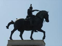 Equestrian statue of Gattamelata by Donatello in Padua