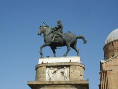 Equestrian statue of Gattamelata by Donatello in Padua