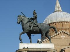 Equestrian statue of Gattamelata by Donatello in Padua