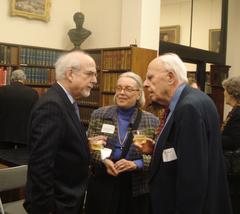 Bruce Cole, Susie Montgomery, Bill Helfand group photo