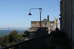 Bay Bridge and Alcatraz Island