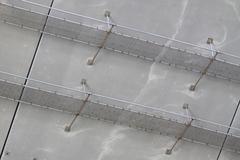 Bird habitat under a bridge with netting