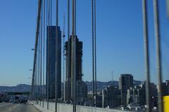 Approaching Exit 2C on Bay Bridge Southbound in 2013