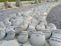 Memorial El Ojo que Llora sculpture in Peru