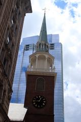 Old South Meeting House tower in Boston