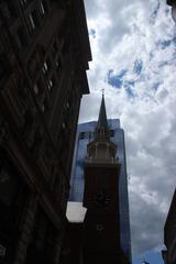 Old South Meeting House tower in Boston