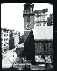 Milk Street side of Old South Church in 1904