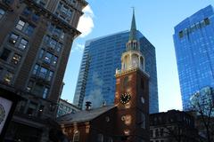 Old South Meeting House from ground level