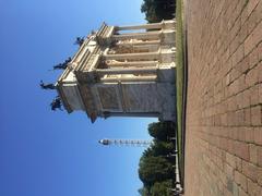 Arco della Pace in Piazza Sempione with Joe Ponti Tower in the background