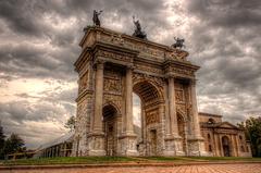 The Arch of Peace in Milan