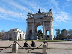 Arco della Pace monument in Italy