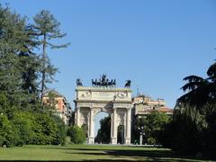 Arch of Peace in Milan, Italy