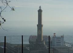 Lanterna di Genova viewed from Sampierdarena