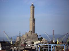 La Lanterna lighthouse in Genoa, Italy