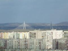 Budapest Békásmegyer aerial view