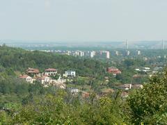 View from Arany hill towards northeast in Budapest