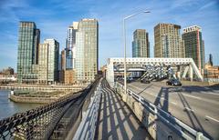 3rd Avenue Bridge in Port Morris, The Bronx with newly built high rises