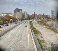 Harlem River Drive looking north from Third Avenue Bridge