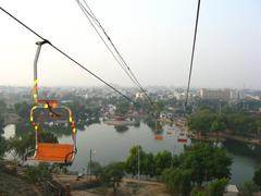 Chairlift view of Safari Park Karachi