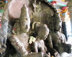 Tirupparamkundram Murugan temple sanctum wedding scene