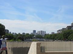 Buildings seen from the Place de la Bastille in Paris