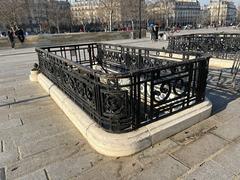 Old access to public toilets at Place de la Bastille, Paris