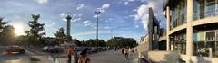 Panorama of the Place de la Bastille in Paris, France