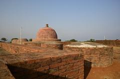 Mahastupa with intricate lines and patterns