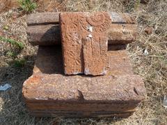 Remnant of a Buddhapada relief at Thotlakonda