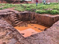 Rock-cut cisterns in Thotlakonda, Visakhapatnam