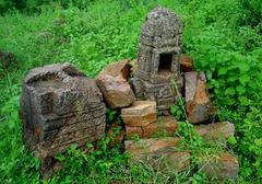 Ruined Buddhist Reliefs at Thotlakonda Monastic Complex