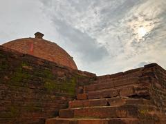 Stairs leading to Mahastupa in Thotlakonda, Visakhapatnam