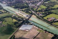 Dortmund–Ems Canal in Münster, Germany