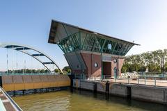 Lock of the Dortmund-Ems Canal in Mauritz, Münster