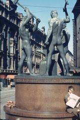 Three Smiths statue in Helsinki, Finland